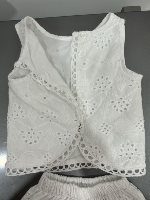 Детская двойка белого цвета