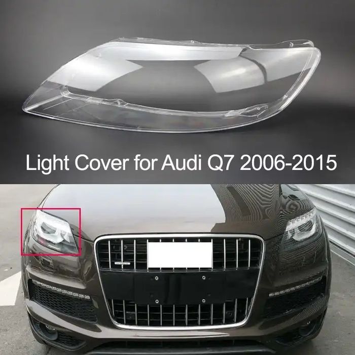 Set sticle far/faruri sticla far stanga/dreapta Audi Q7 4L 2006-2015