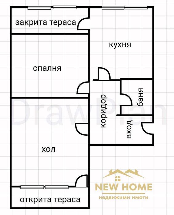 2-ен, тухлен апартамент до Езикова гимназия