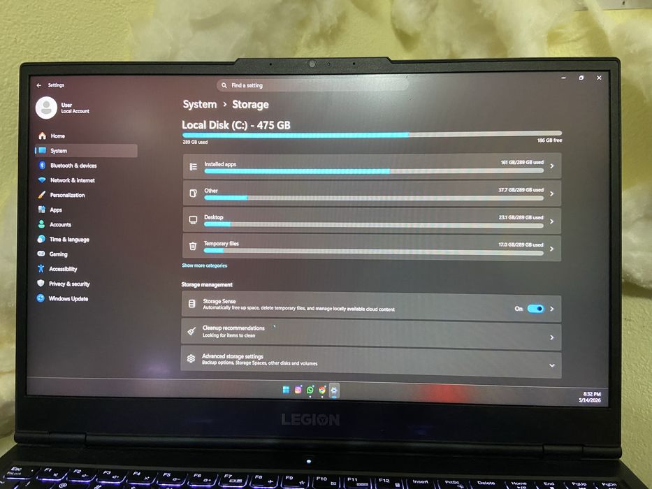 Laptop gaming legion 5