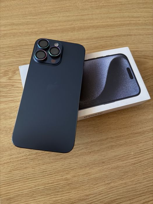 iPhone 15 Pro Max 1TB Blue Titanium – 90% baterie