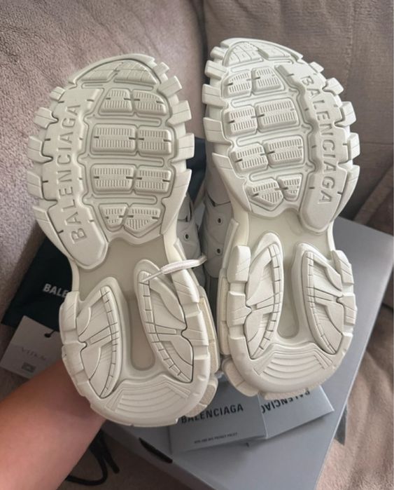 Balenciaga track white