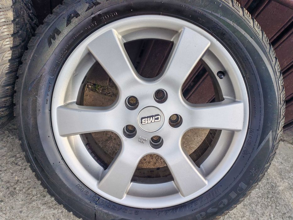 Jante aluminiu pe 16,CMS,5*112,6,5J,ET49,in stare de nou,made GERMANY