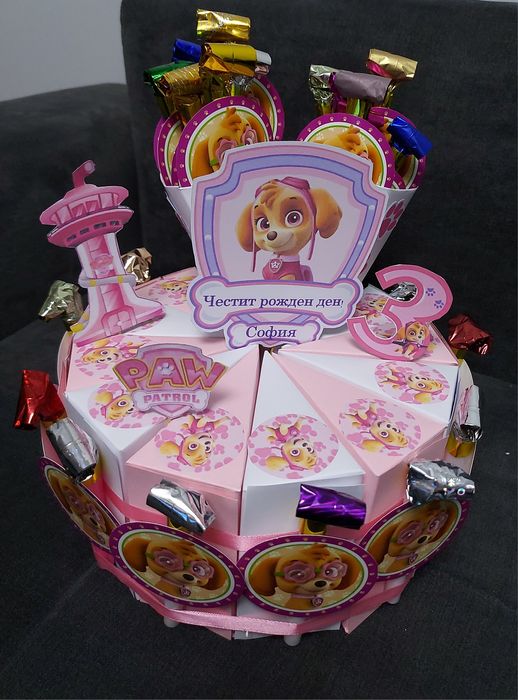 Картонени торти/подаръчни кутии за рожден ден