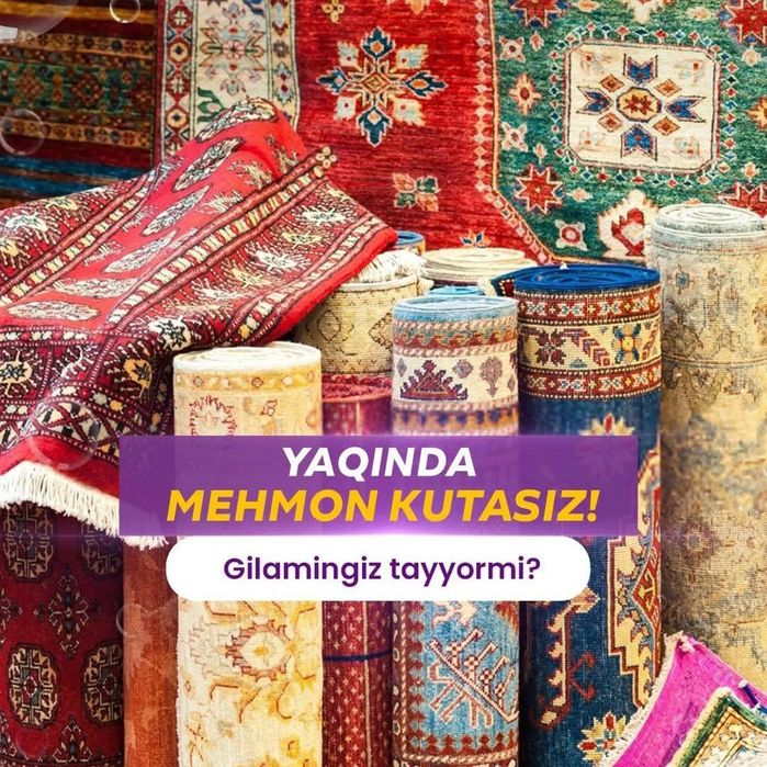 Keles Gilam yuvish стирка ковров