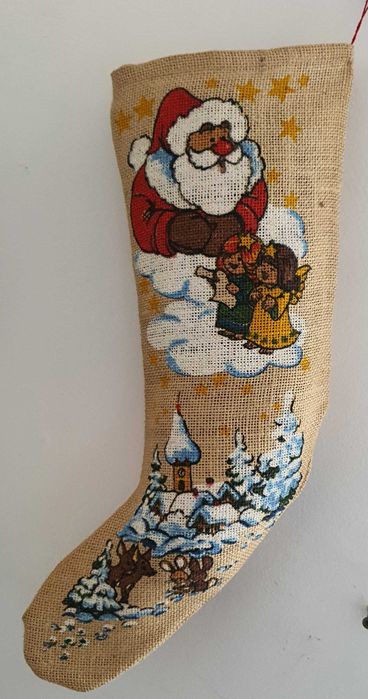 Saci iuta decorativi pentru semineu