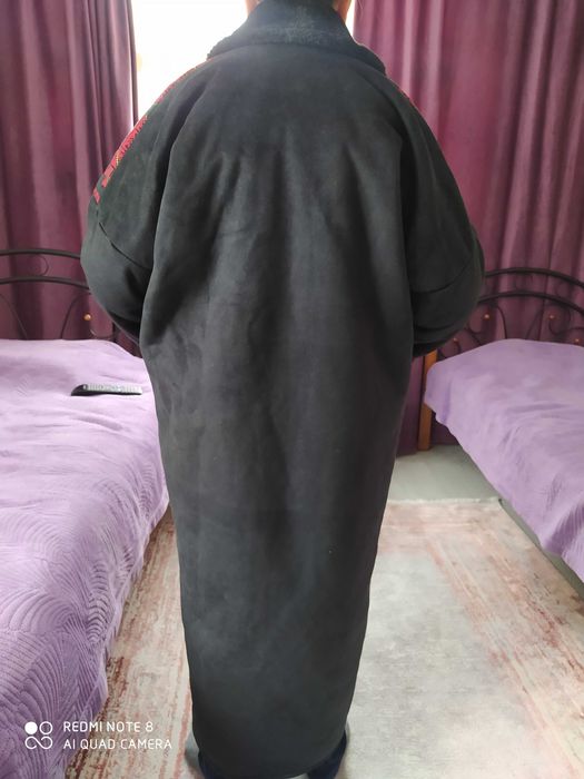 Дублёнка лёгкая длинная