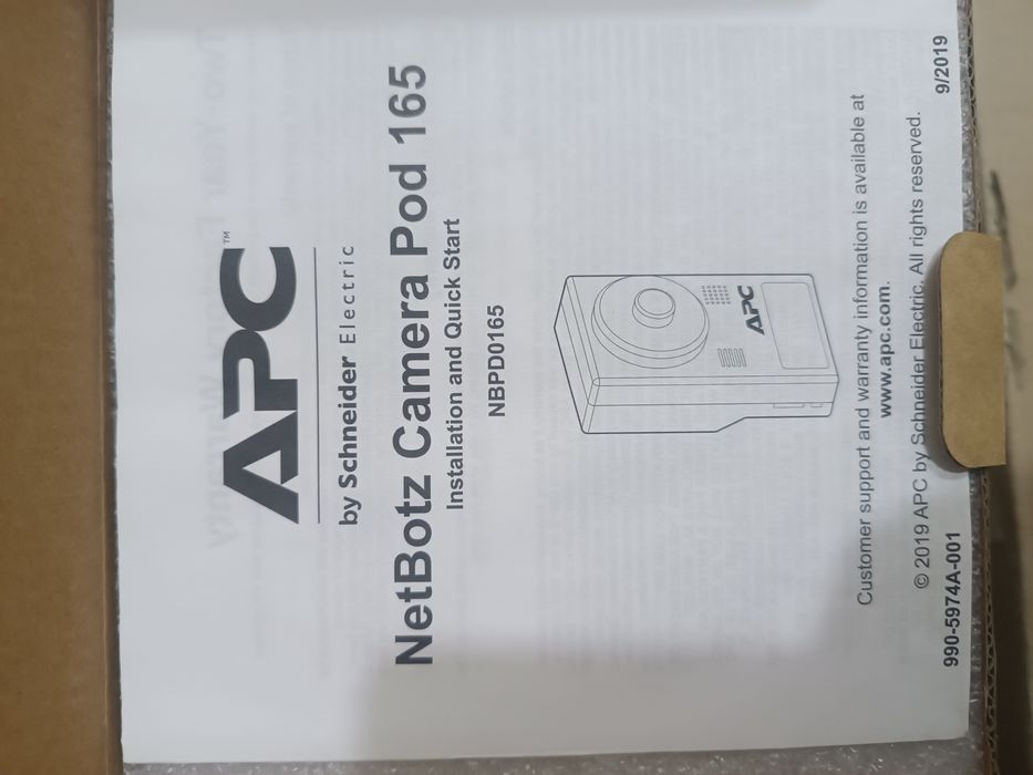 камеры видеонаблюдения APC NetBotz Camera Pod 165