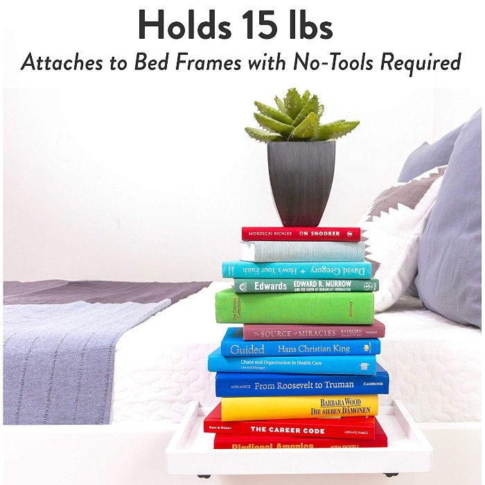 Raft pt pat BedShelfie The Original Bedside Shelf - White