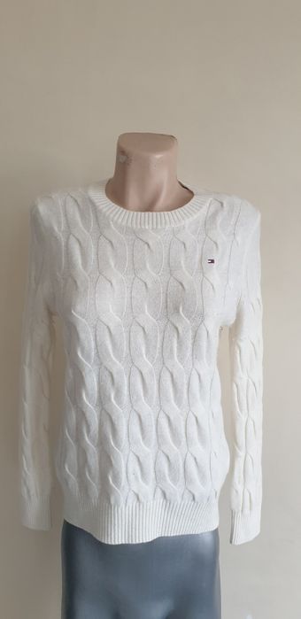 Tommy Hilfiger Cable Wool /  Knit  M НОВО! ОРИГИНАЛ! Дамски Пуловер
