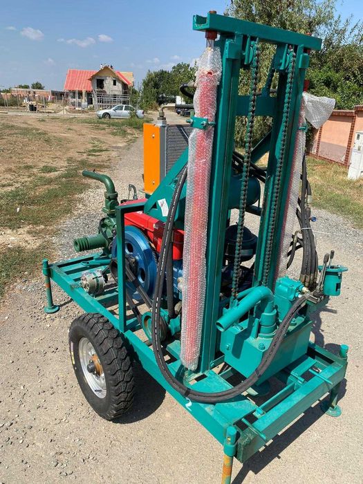 Lichidare stoc! Utilaj NOU foraj apă/puțuri 100m pe roți | Tricon TCI inclus 990€, Rate Tbi Leasing