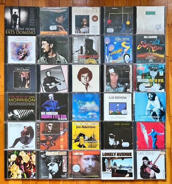 Lot CD orig. rock: Adams, M. Loaf, Elvis, Cohen, Reed, Cocker, Kravitz