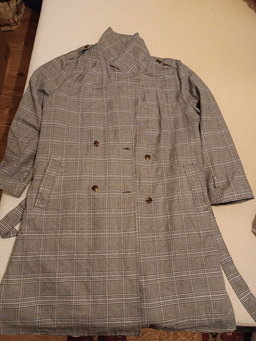 Trench casual, marime 2XL, lungime 98 cm