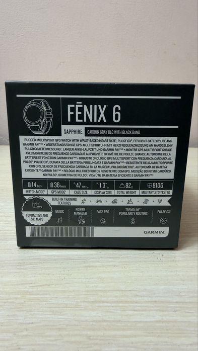 Garmin Fenix 6 Sapphire + подарок