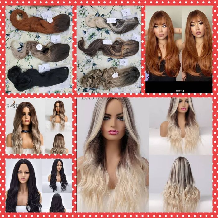 На любой вкус модные парики/хвосты из канекалоне. Термостойкие.