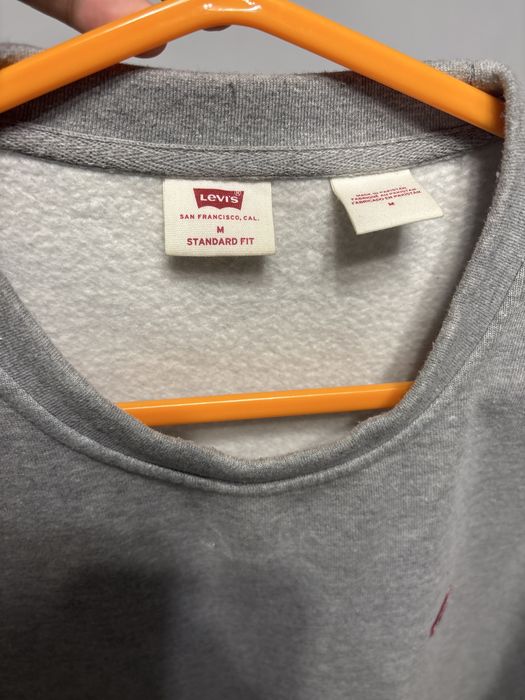 Levi’s серый свитшот оригинал