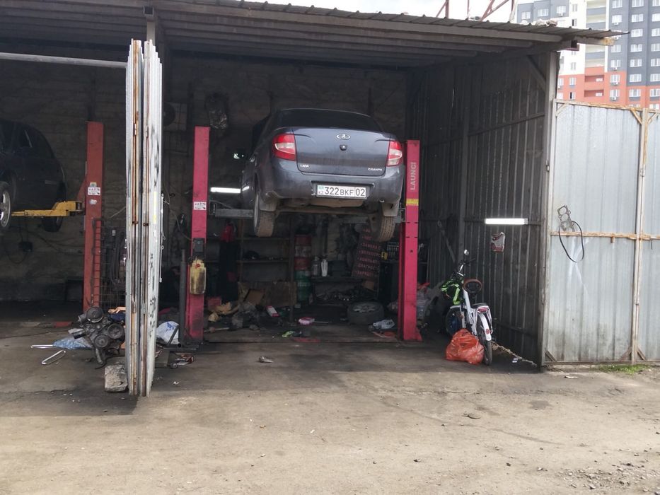 Боксы для СТО с подъемником