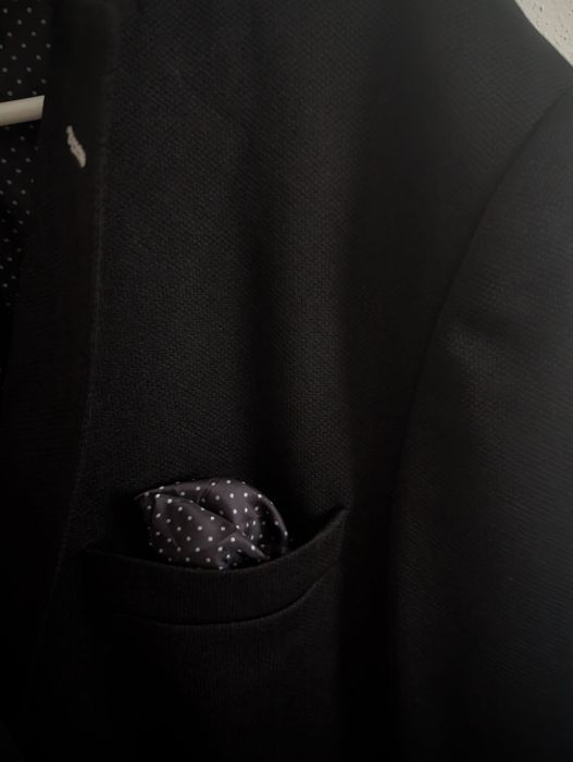 Sacou barbati Exclusive Plus albastru si negru XL