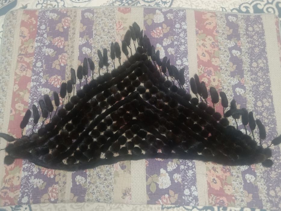 Норковая шаль,платок шарф