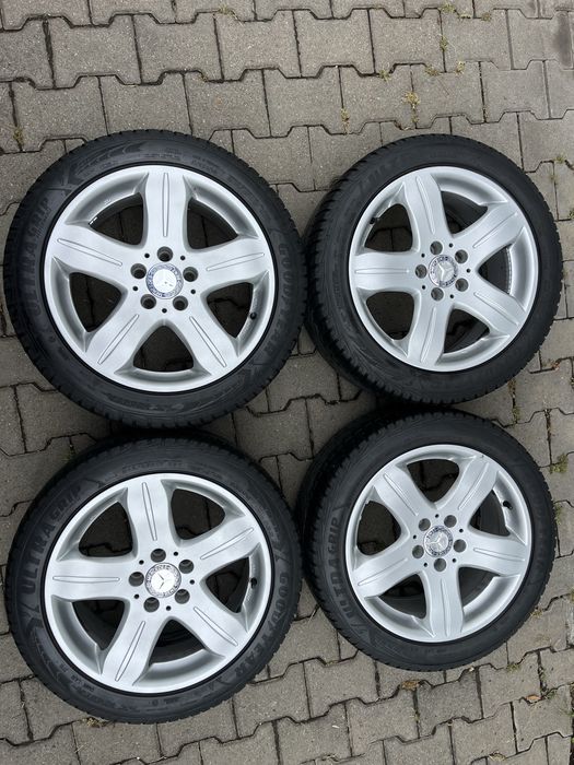 Jante aliaj 5x112mm, anvelope iarna 245/45 R17, Mercedes clasa C, E, VW, Seat, Skoda, Audi