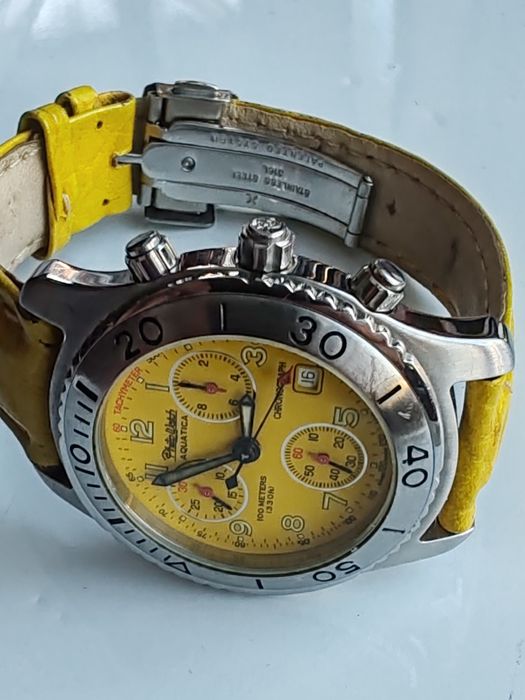 Ceas Philip Watch Aquatica Chronograph Quartz ETA 22 rubine