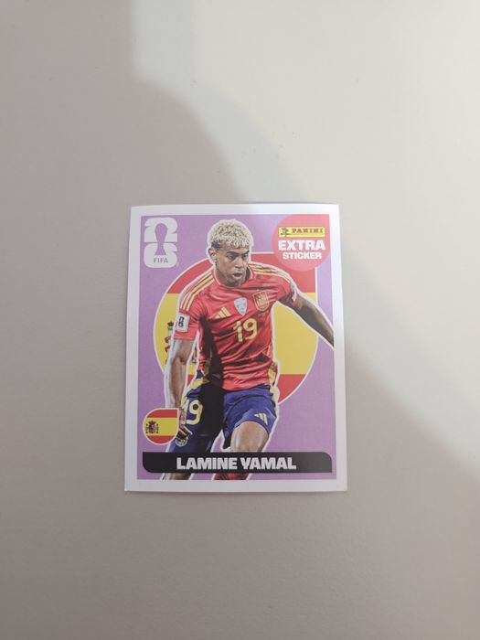 Lamine Yamal extra stickere base(regular)Panini WC26