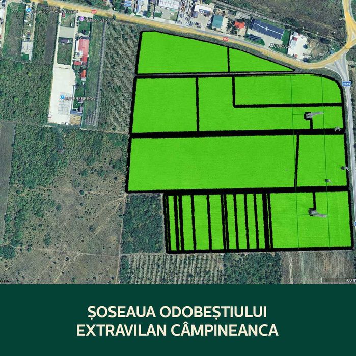 NOU Vanzare 400 de loturi de teren Focsani/Campineanca