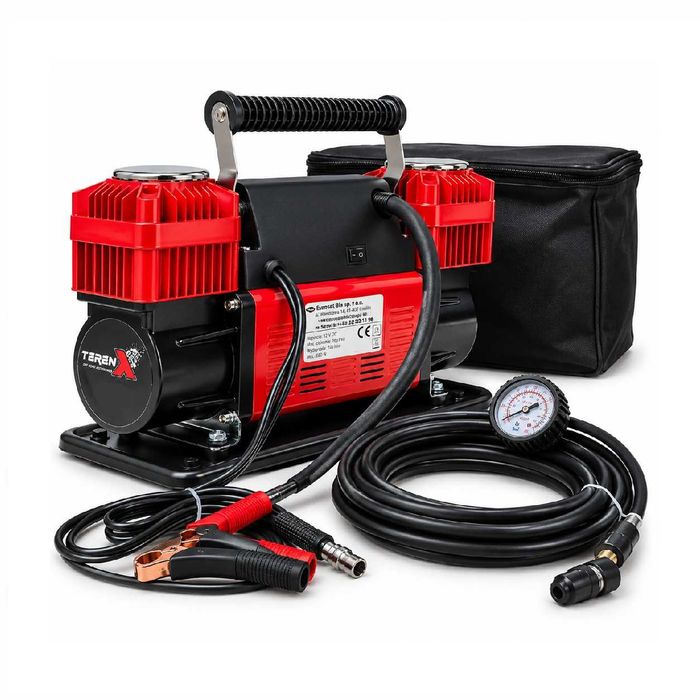 Compresor auto 12V 300 L/min 2 pistoane Titanium Winch 4x4