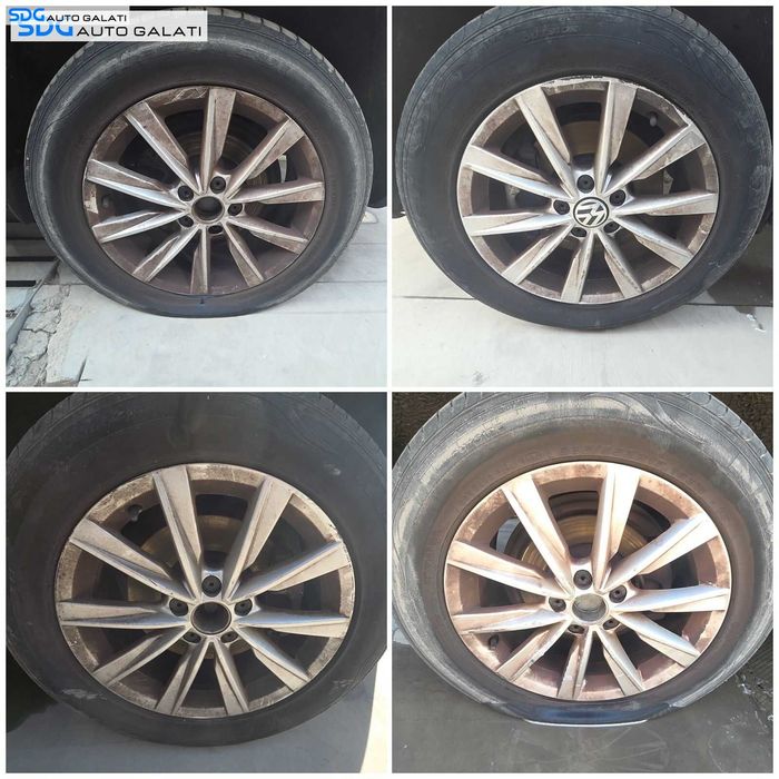 Set 4 Jante Janta Roata Roti Aluminiu Philadelphia 235 55 17 R17 Volkswagen T-Roc 2017 - 2025 PCD 5x112 CB 57.1 [Q9324]