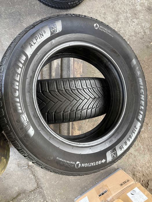2x Anvelope iarna 215/65 R16 - Michelin Alpin 6