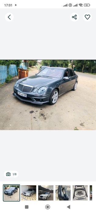 Бампер Мерседес W 211 под 6,3 AMG