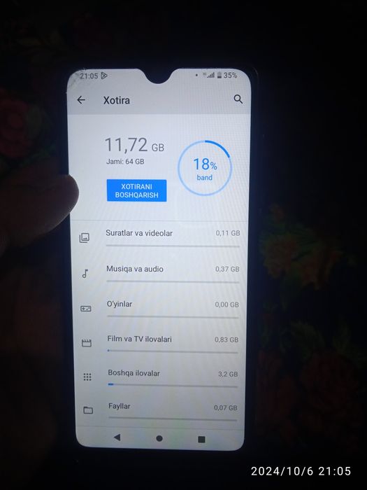 Inoi sotiladi xotirasi 64/4