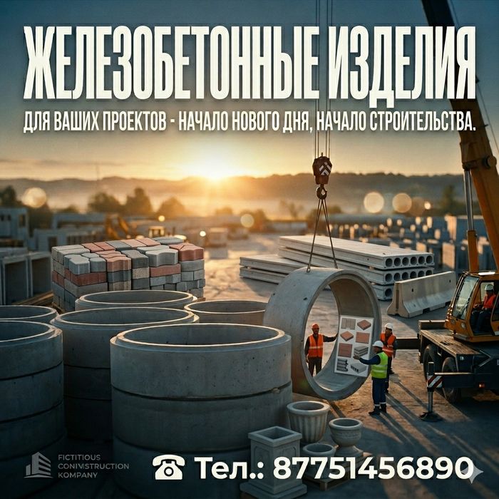 ЖБИ изделии разного вида