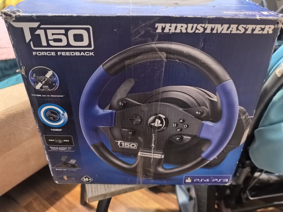 Игровой руль на PST Thrustmaster T150 rs