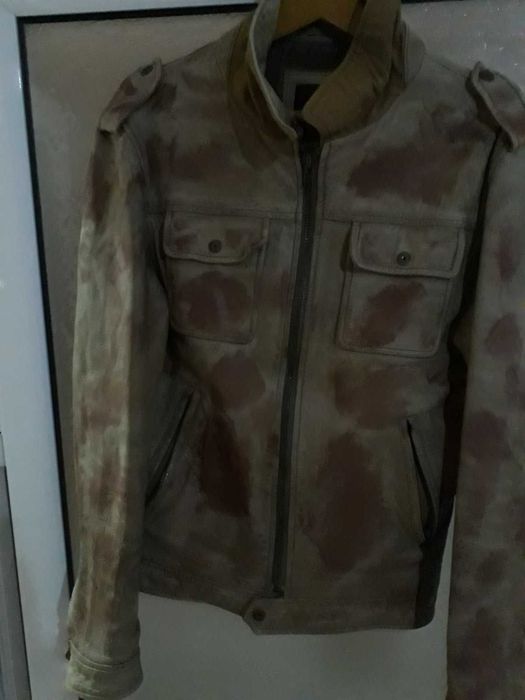 Ексцентрично  мъжко  кожено  яке Zara