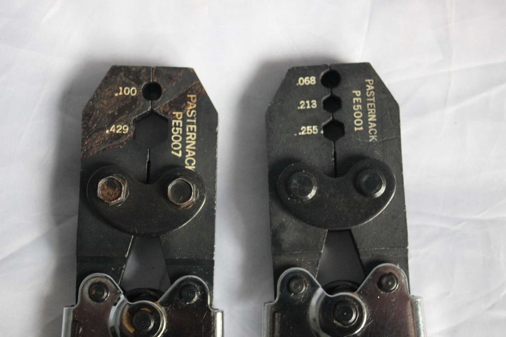 Pereche de 2 clești profesionali de sertizare Pasternack,cleste ted