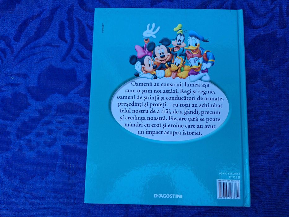 DeAgostini Enciclopedia Disney Mickey Mouse carte copii  Personalitati