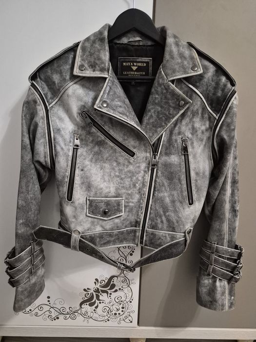 Geaca de piele dama Maya World