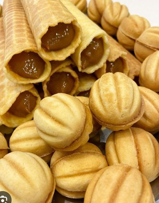 Орешница вафельница, грибочница форма для кекса