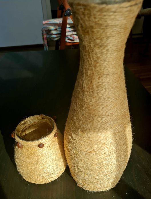 Set 2 vaze handmade plus cadou betisoare parfumate