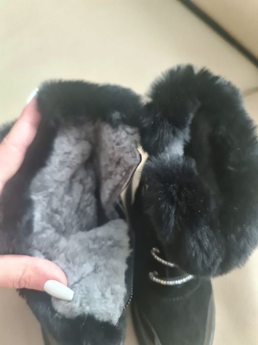 Сапоги на девочку полностью натуральные