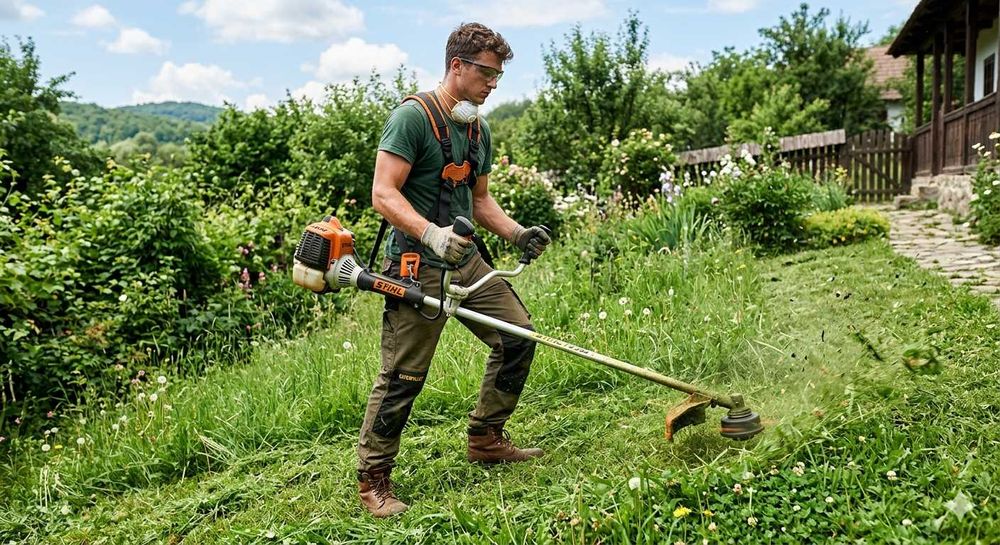 Tund iarba, defrisez spatii verzi balarii, servicii complete de tuns iarba 0,50/mp