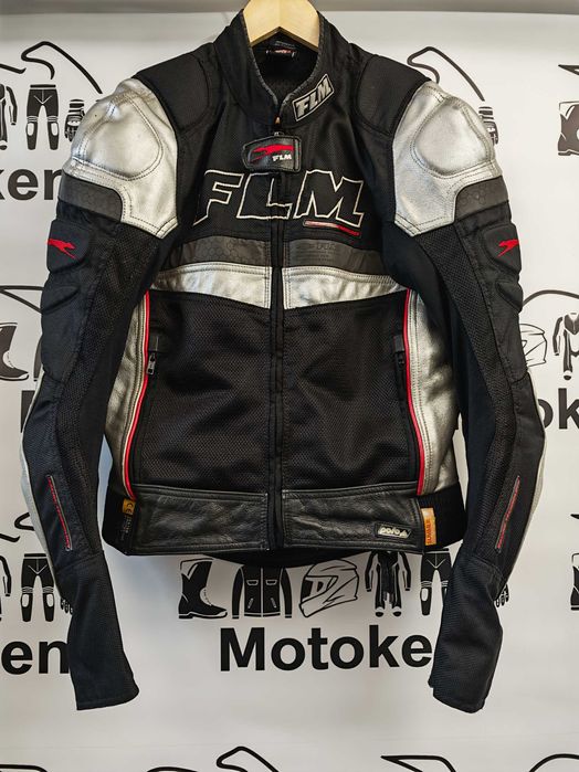 Costum moto piele/textil FLM marime 50/25