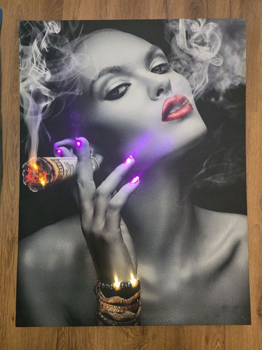 Картина с  Led осветение 85/65 см