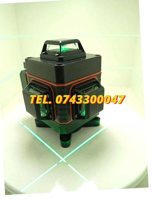 Nou Nivela Fascicul Ldvian Profesionala 16 Lini 4d Linii Raza Verde