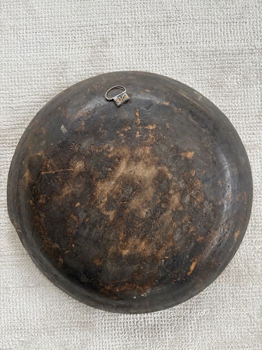 Platou decorativ vechi din lemn, Maroc (Fez), sec. XIX–XX