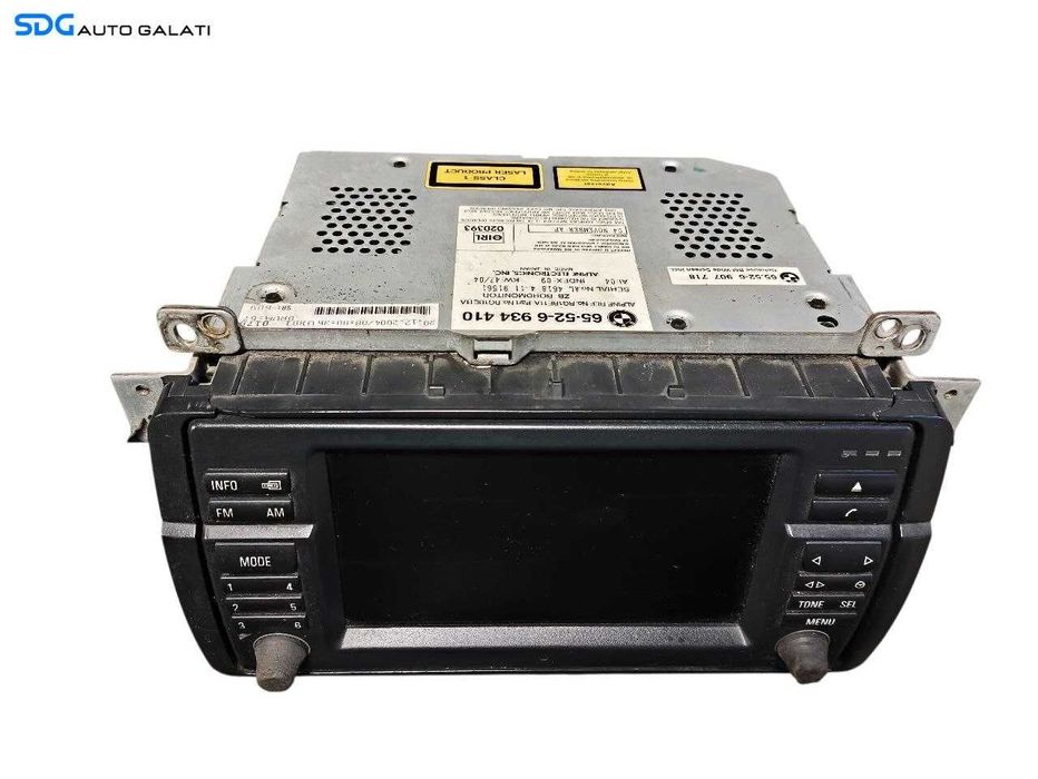 Unitate Radio Navi Navigatie BMW Seria 3 E46 1997 - 2005 Cod 6934410 (Prezinta Pixeli Morti Ultima Poza) [LS0322]