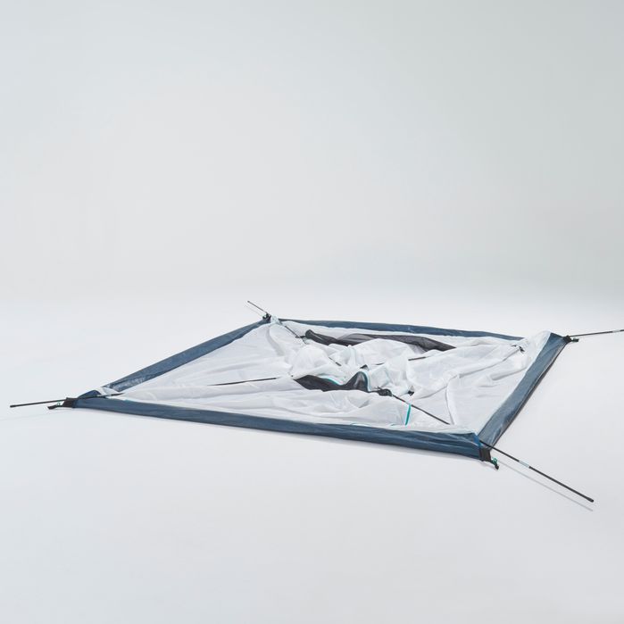 Cort de camping 3 locuri, Mh100 gri - No - produs resigilat Decathlon