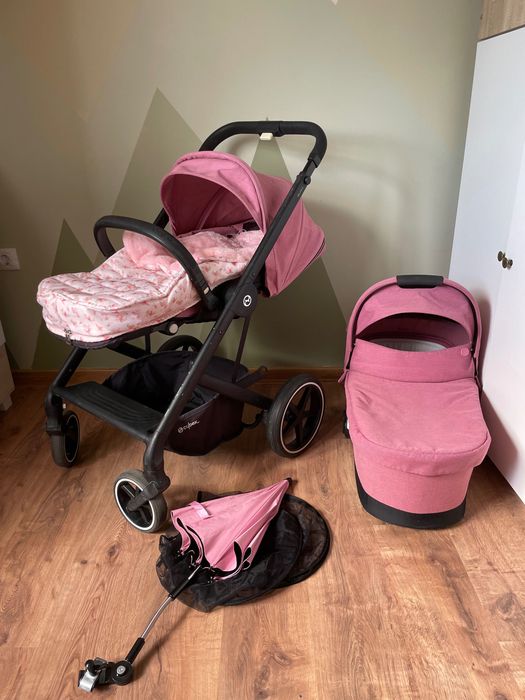 Cybex Balios S Magnolia Pink 2 в 1 + аксесоари