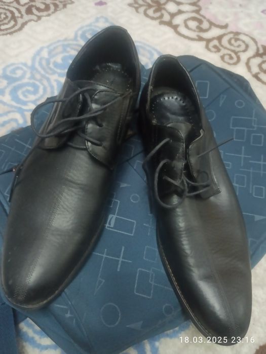 Мужские туфли размер 47 (больше мир)) кожаные